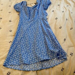 Blue Polka Dot Dress